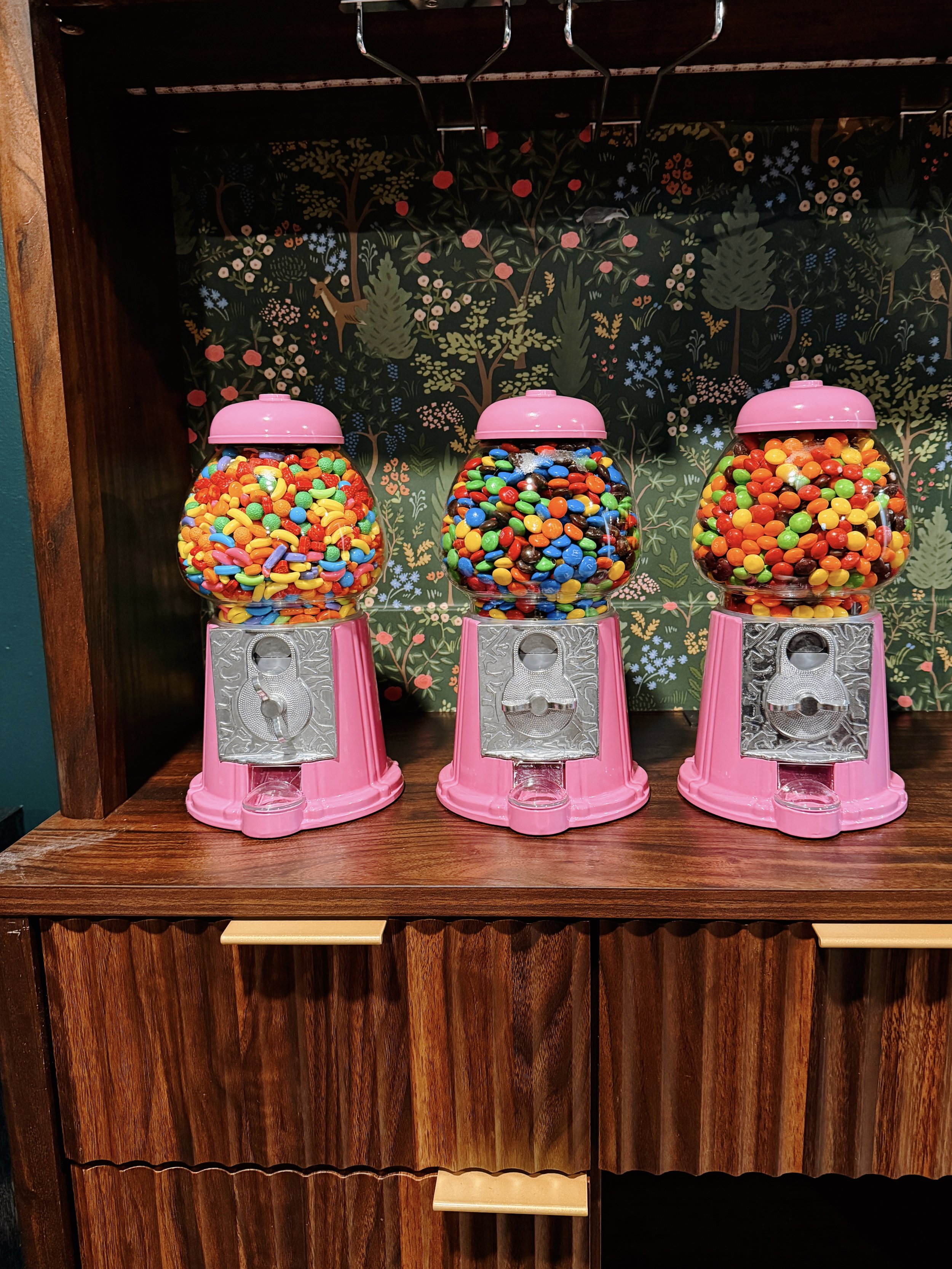 colorful vintage candy dispensers
